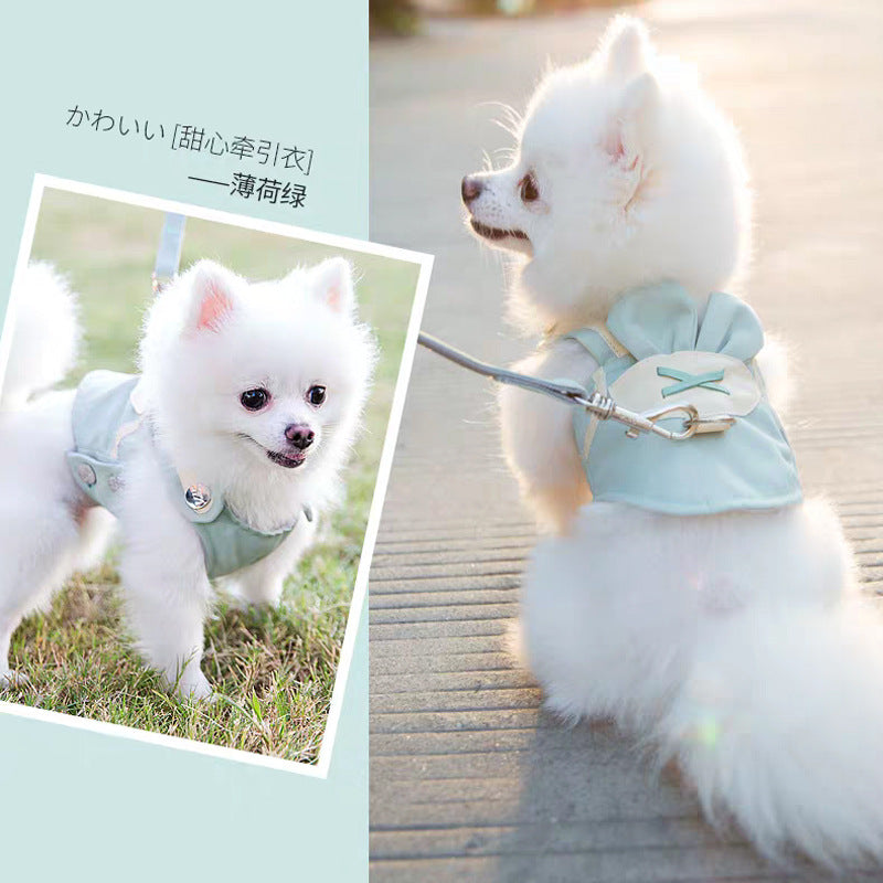 Vest-style dog leash