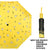 Automatic three-fold sole umbrella black glue sunscreen anti-ultraviolet umbrella