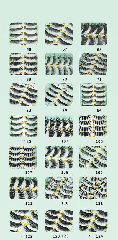 3D eyelashes thick eyelashes 10 pairs 0.07 material multilayer