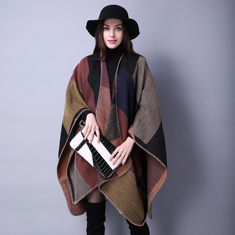 Autumn and winter scarf cape