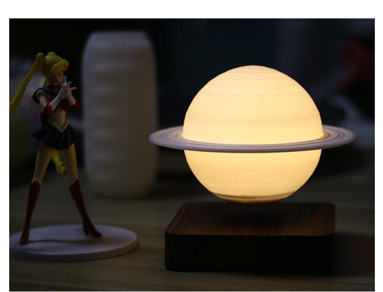 Magnetic suspension 3D print Saturn lamp