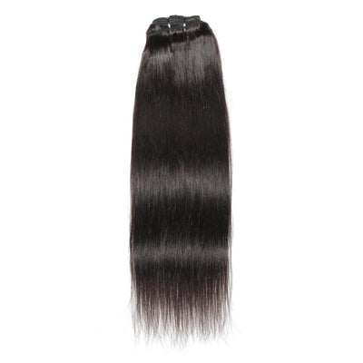 8"-22" 120G Straight 8pcs 2# Clip In Human Hair Extensions