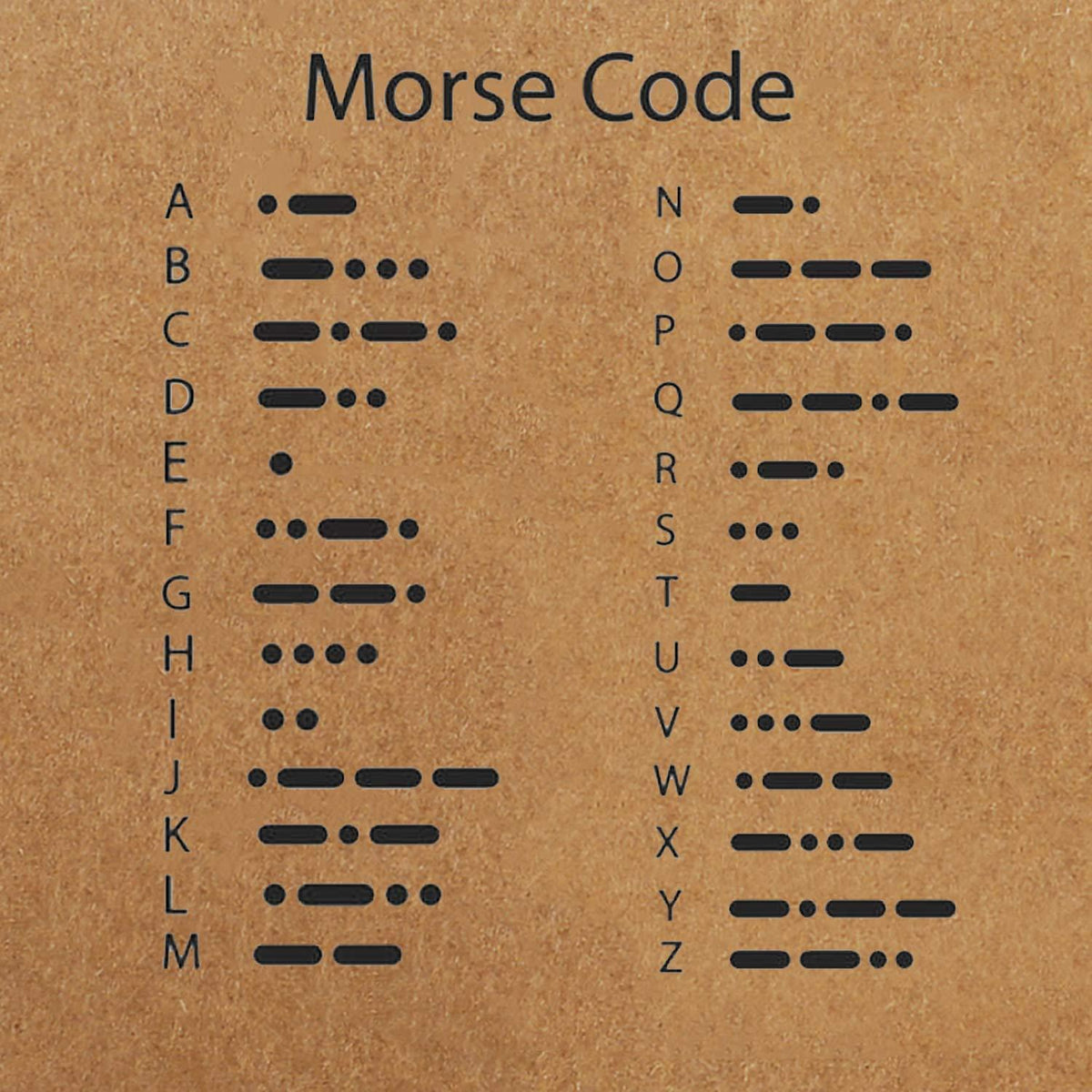 Moss Code Bracelet