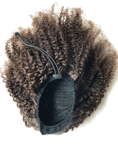 2# Afro Curly ponytail Human Hair