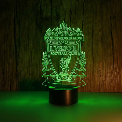 3d night light Liverpool team logo