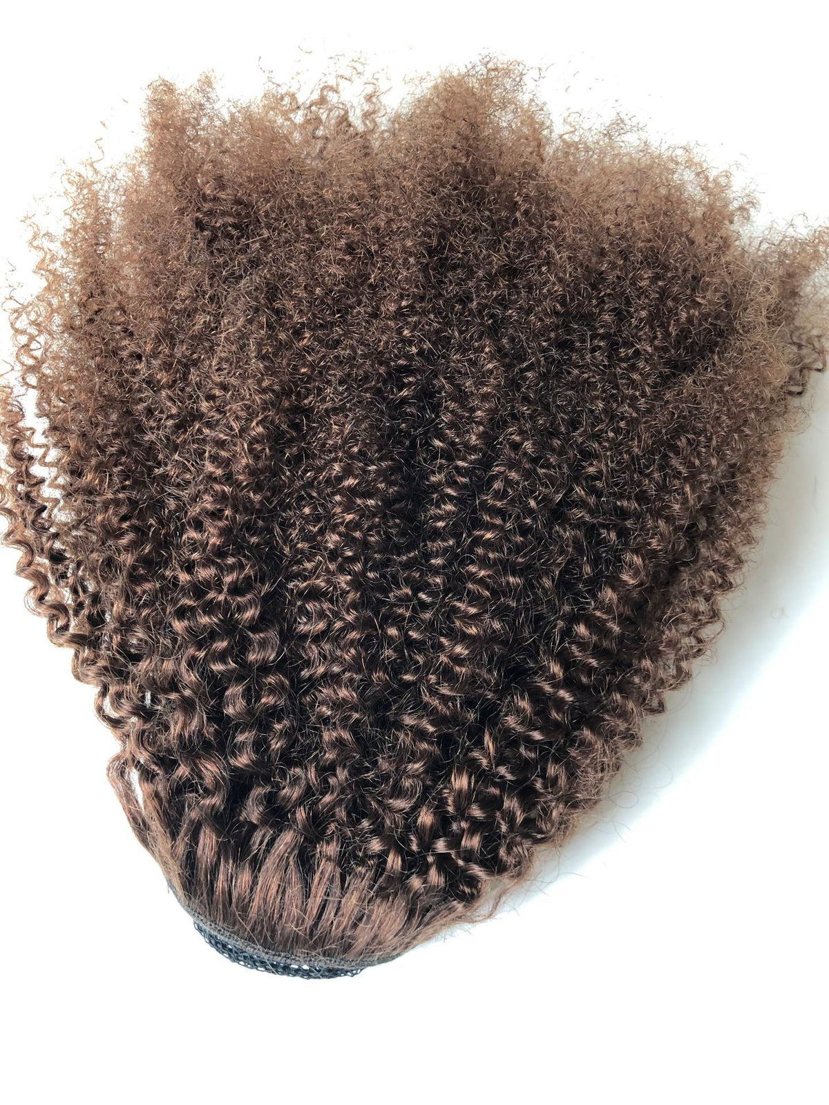 4# Afro Curly ponytail Human Hair