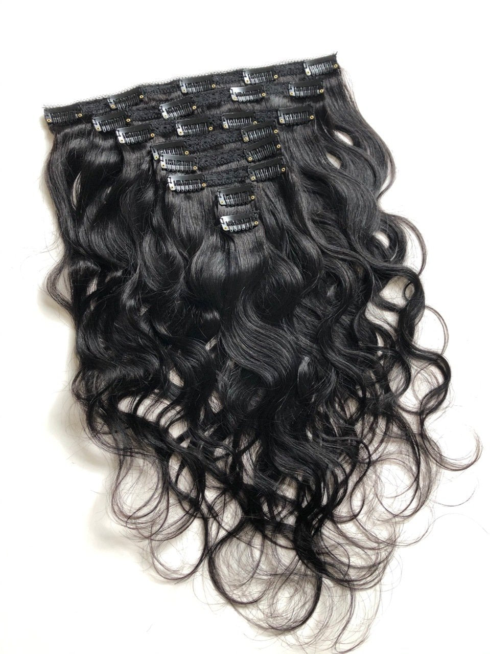Body Wave 120g Clip In Human Hair Extensions