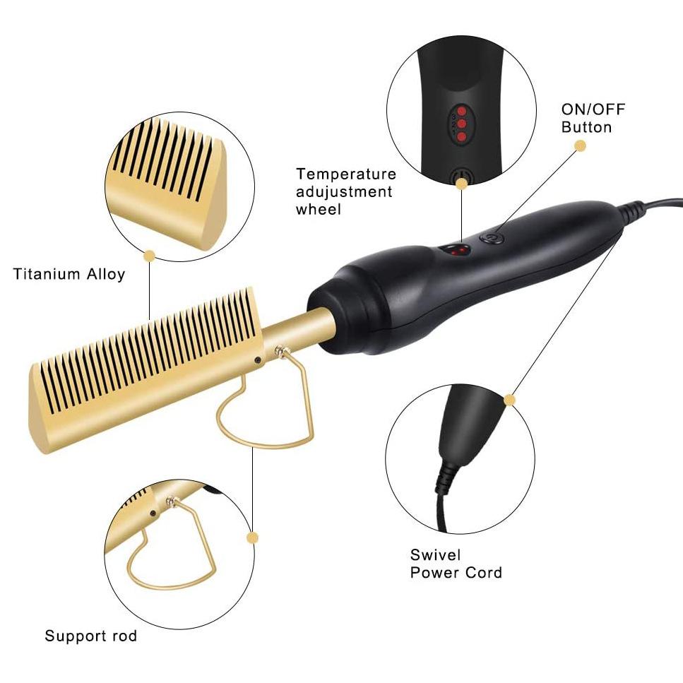 Electric issuance comb wet two-purpose shape comb