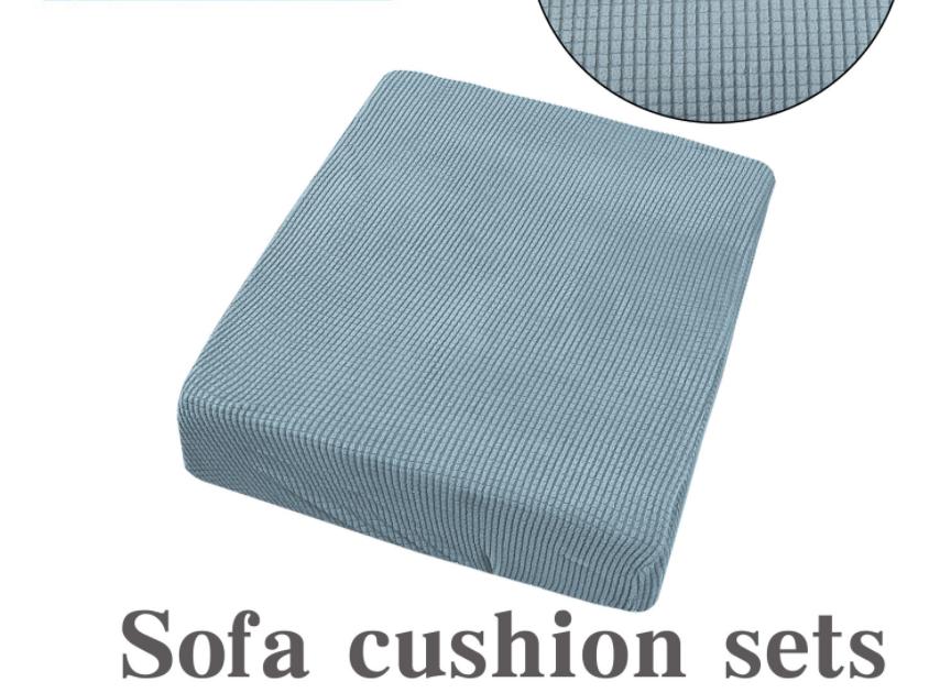 Plaid Fleece combination sofa cover cushion cover