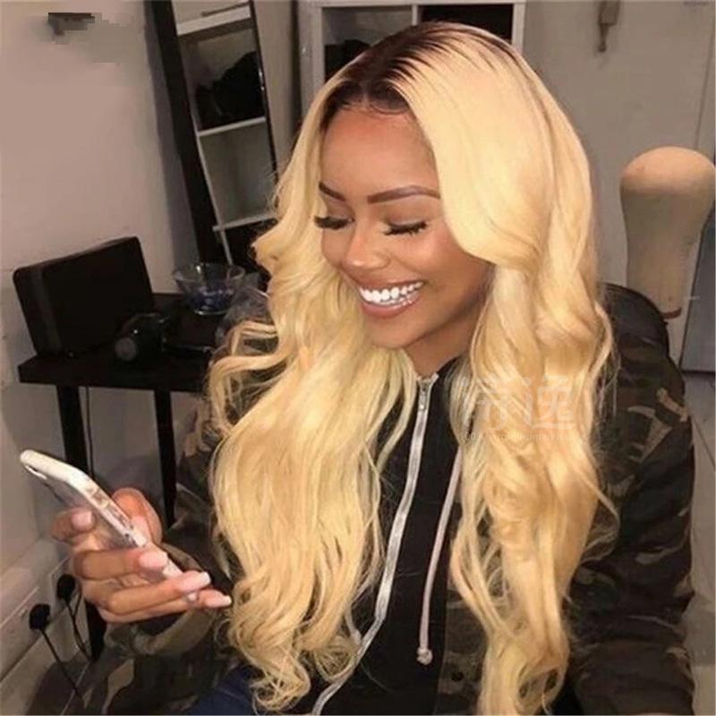 1B/613 Blonde Ombre Color Body Wave 13*4 Wigs