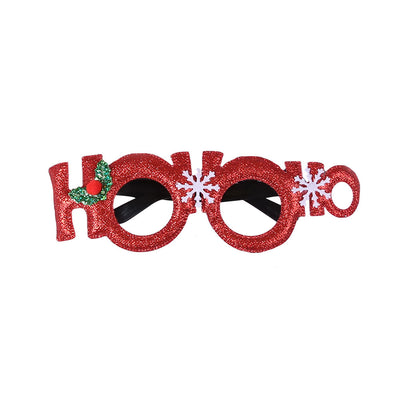 Toy santa claus snowman antler glasses