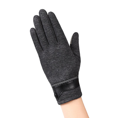 Winter outdoor warm riding gloves