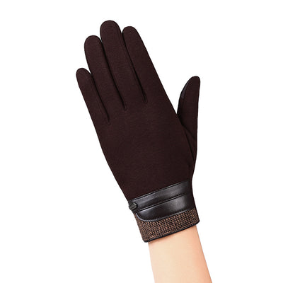 Winter outdoor warm riding gloves