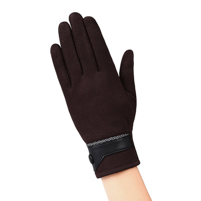 Winter outdoor warm riding gloves