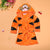 Children cartoon bathrobe multicolor