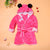 Children cartoon bathrobe multicolor