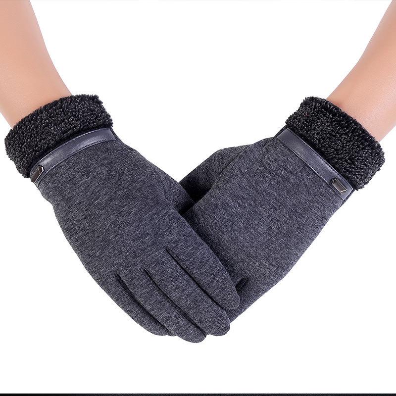 Winter outdoor warm riding gloves