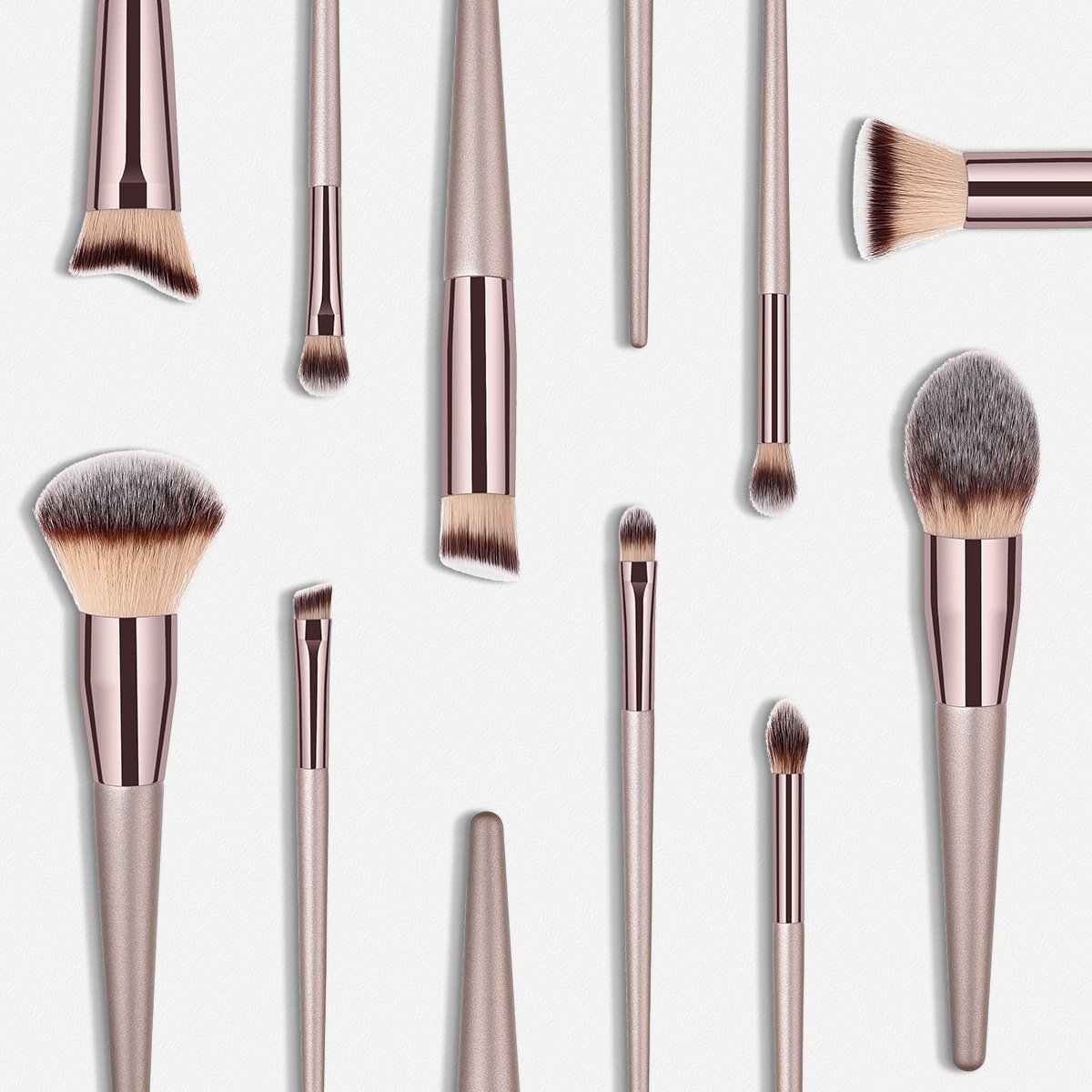 10 brush champagne gold Set