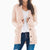 Cardigan coat solid color twist button cardigan sweater