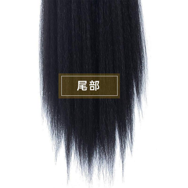 Corn hot chemical fiber ponytail yaki wig
