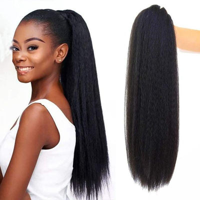 Corn hot chemical fiber ponytail yaki wig