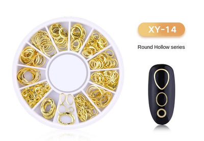 Xingyue rivet Japanese hollow alloy nail decoration