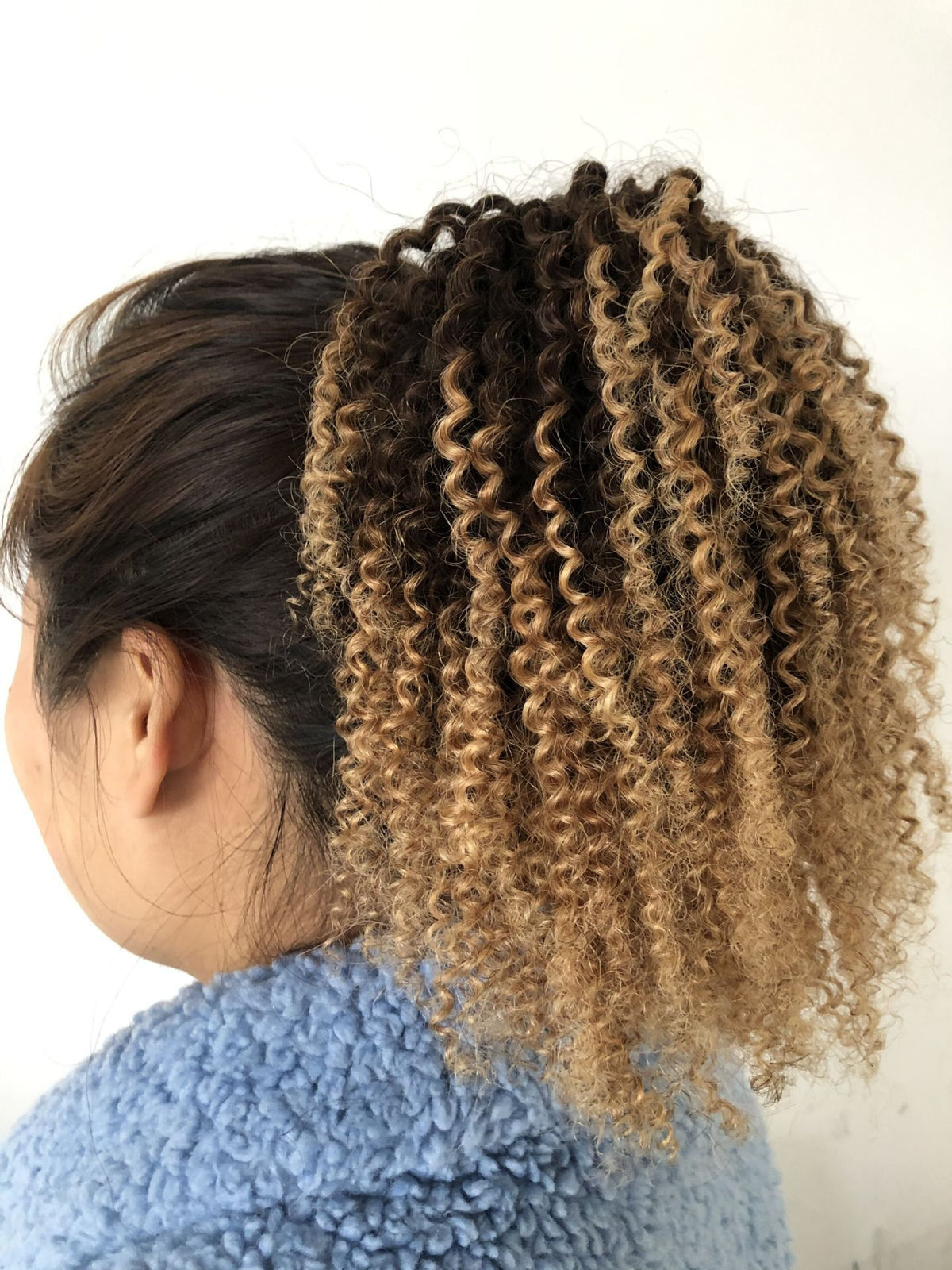 Afro Kinky Curly Ponytail Hair Extension