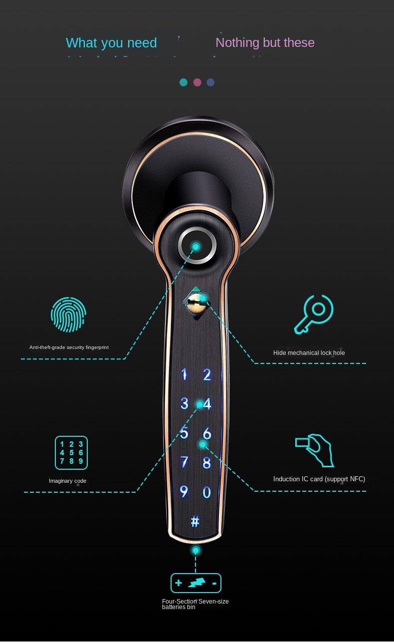 Fingerprint lock smart lock