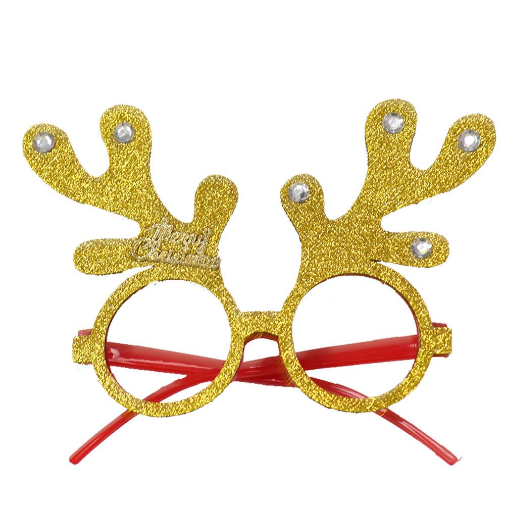 Toy santa claus snowman antler glasses