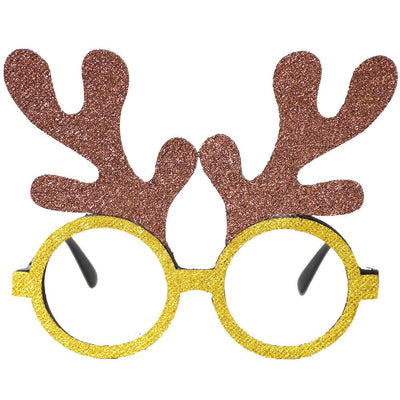 Toy santa claus snowman antler glasses