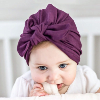 Baby cap bow knot kit cap