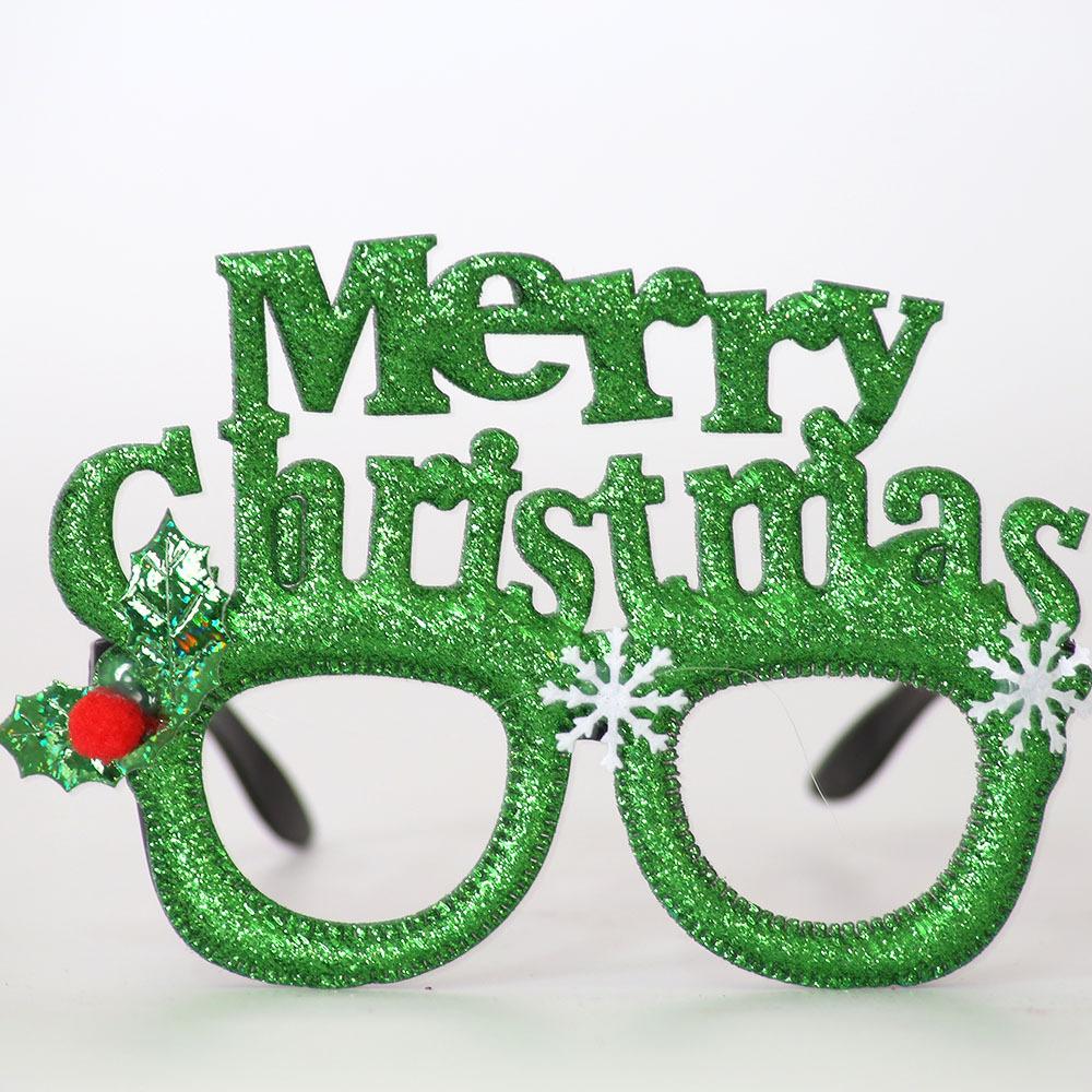 Toy santa claus snowman antler glasses