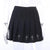 Punk machine air A word small black skirt