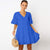 Survey V-neck short sleeve dress