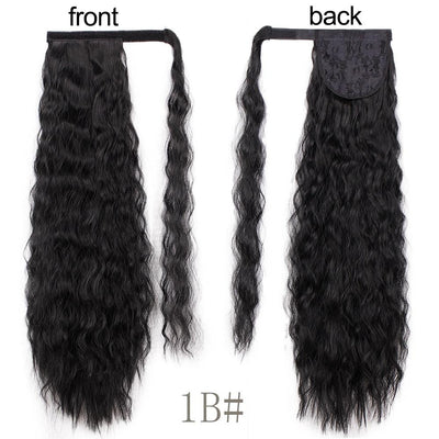 wigs corn hot velcro ponytail