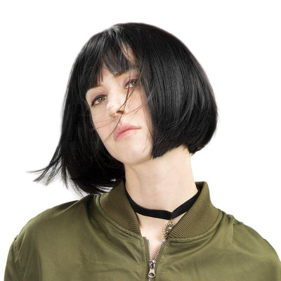 Short hair bobo head chemical fiber wig headgear