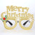 Toy santa claus snowman antler glasses