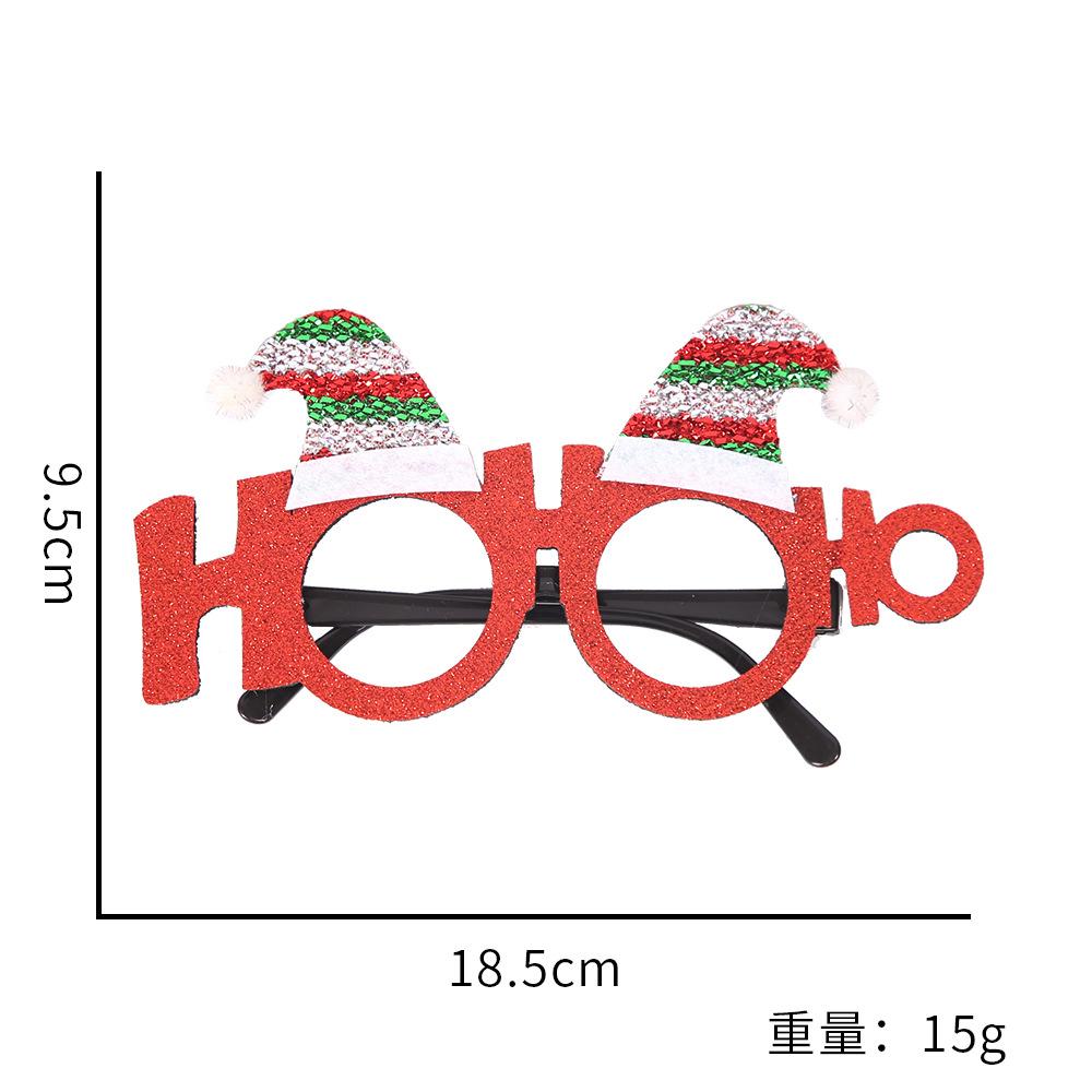 Toy santa claus snowman antler glasses