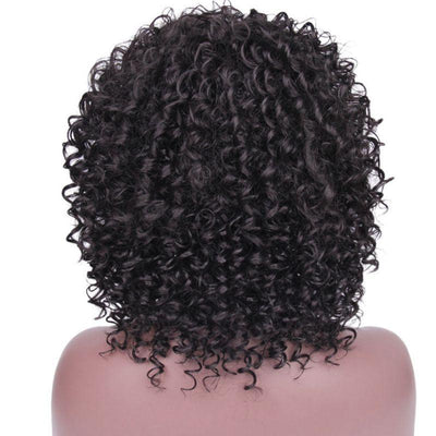 hair wigs chemical fiber high temperature silk african small roll wig