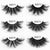 25 mm thick crossed false eyelashes