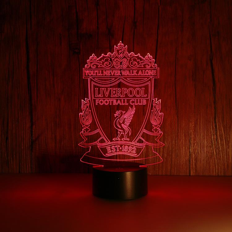 3d night light Liverpool team logo - MISI INTERNATIONAL