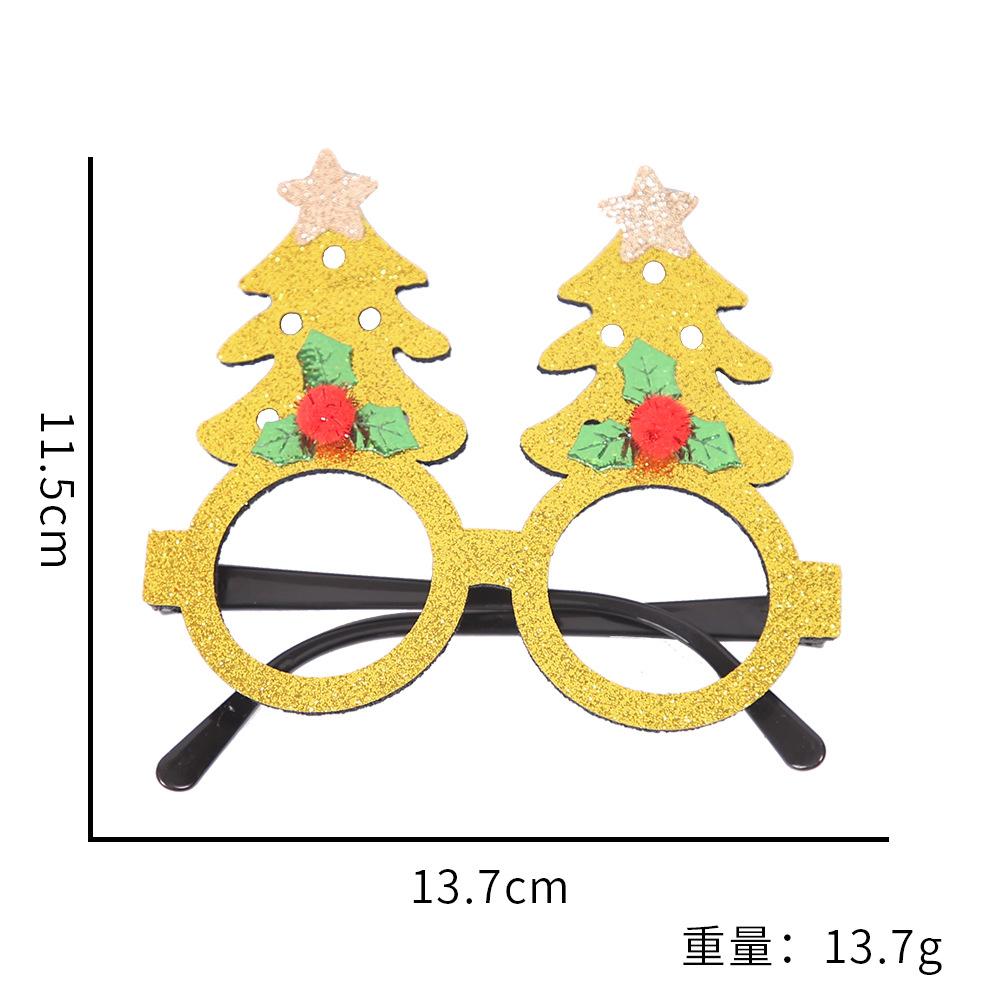 Toy santa claus snowman antler glasses