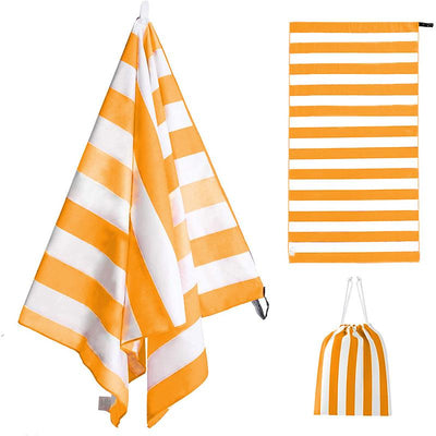 Striped beach towel