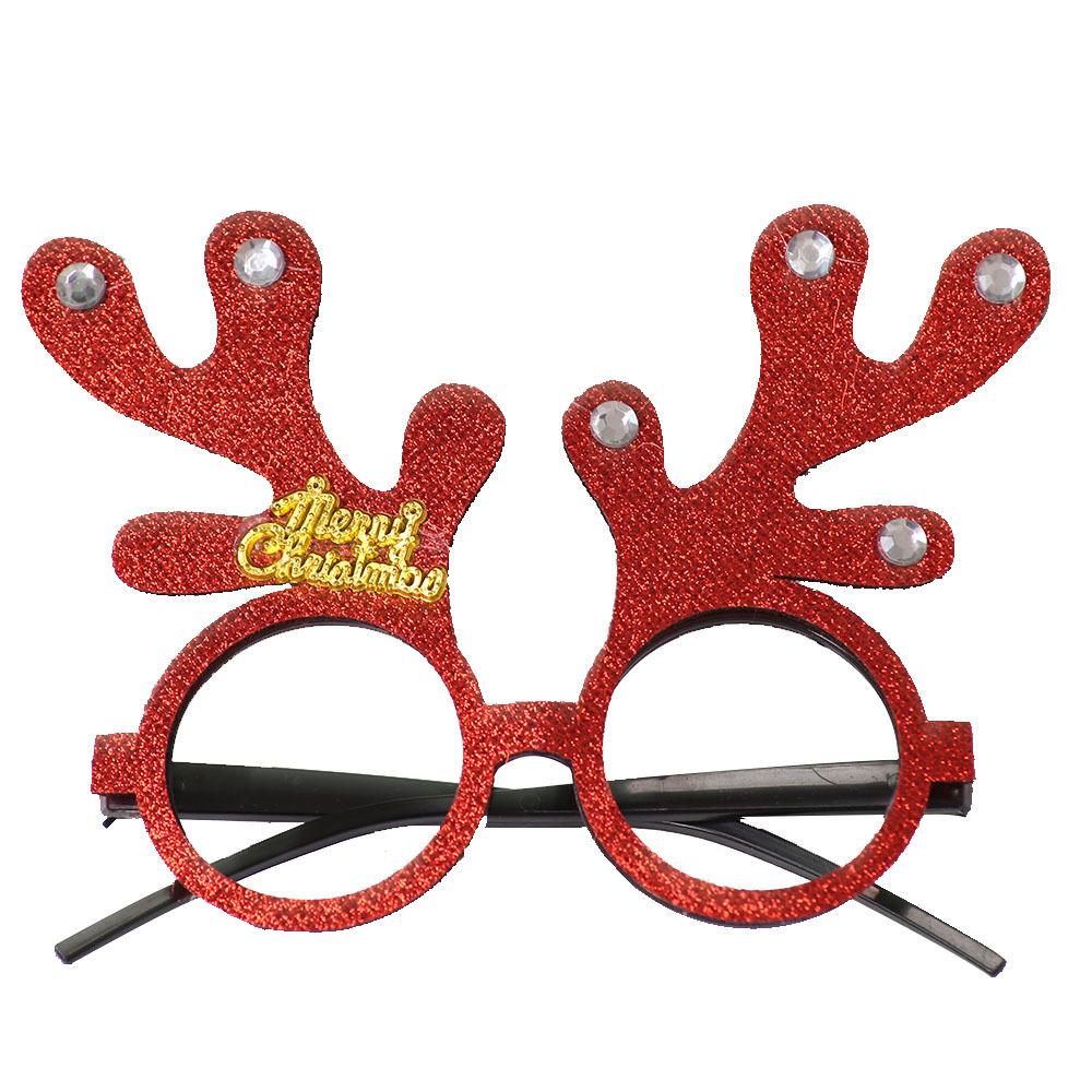 Toy santa claus snowman antler glasses