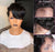 pixie cut wig lace human hair 13x1