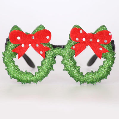 Toy santa claus snowman antler glasses