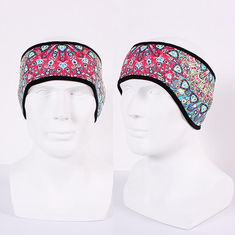 Ski windproof ski headband