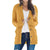 Cardigan coat solid color twist button cardigan sweater