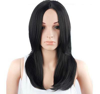 WS622_1B#|Mid-Section Long Rose Net Fiber Wig