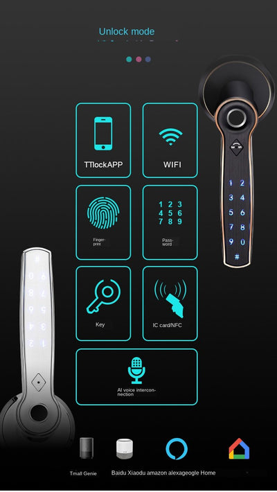 Fingerprint lock smart lock